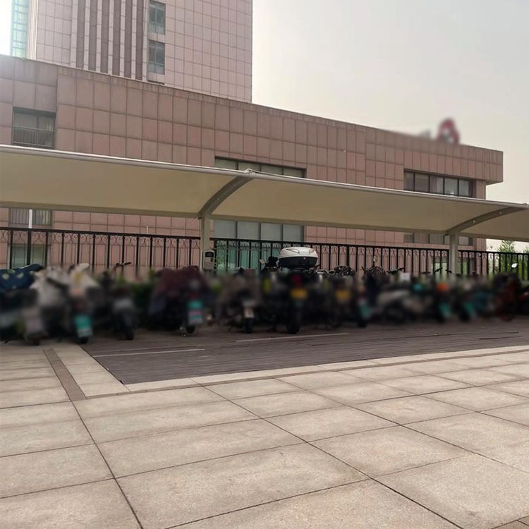 蓬溪县膜结构电动车棚