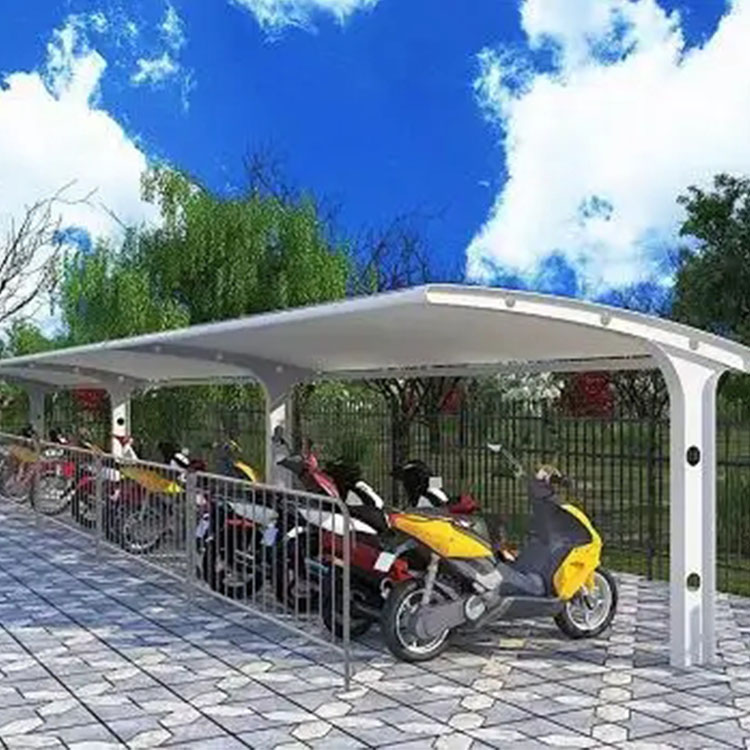 蓬溪县膜结构电动车棚